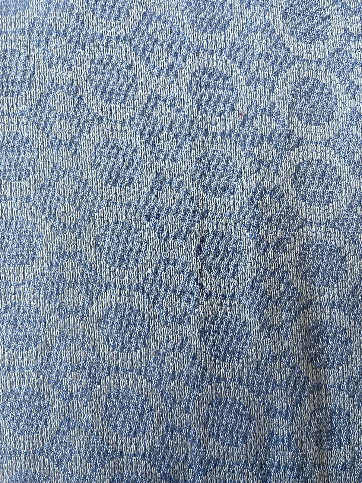 Vintage 1970s Pale Blue Woven Pattern Shirt