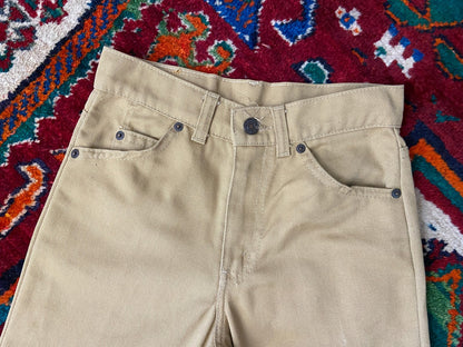 Vintage 1980s Levis Beige Student Jeans W25
