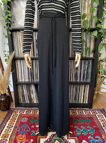 Vintage 1970s Black Dorothy Perkins Maxi Skirt