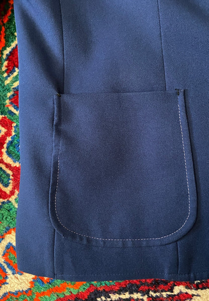 Vintage 1970s Navy St Michael Blazer Jacket
