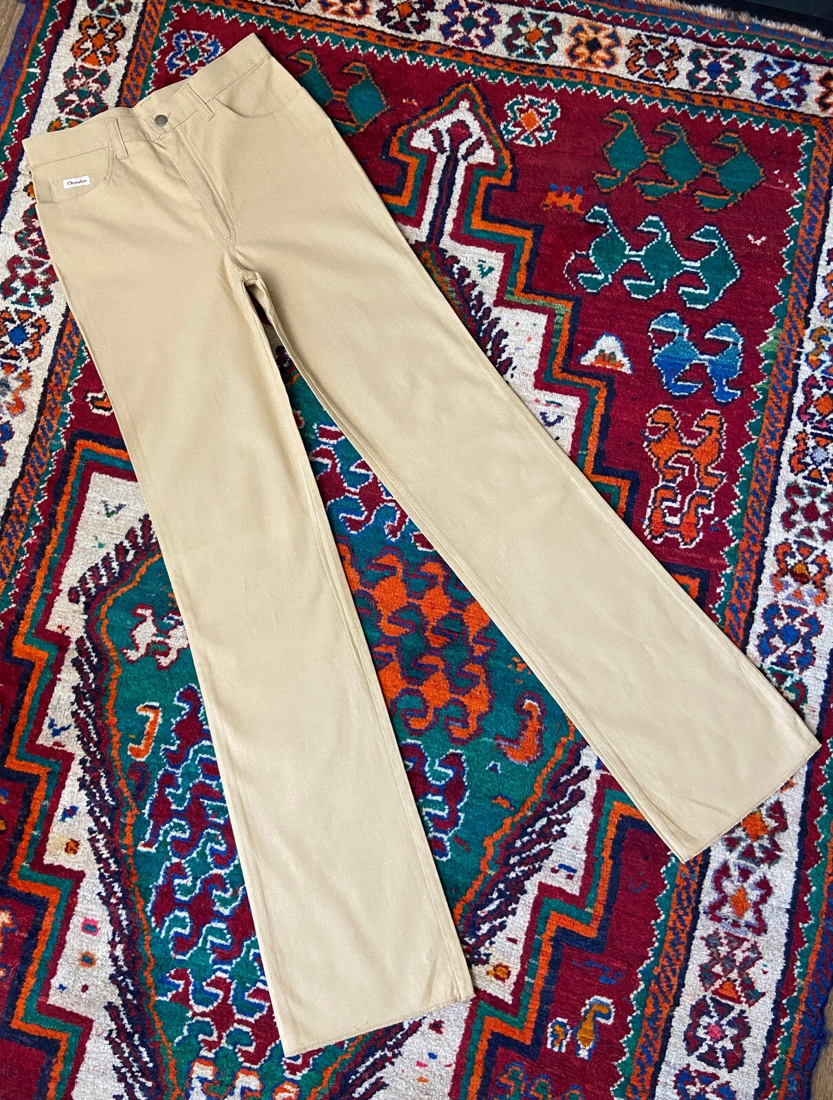 Vintage 1980s Beige Deadstock Cherokee Jeans W29