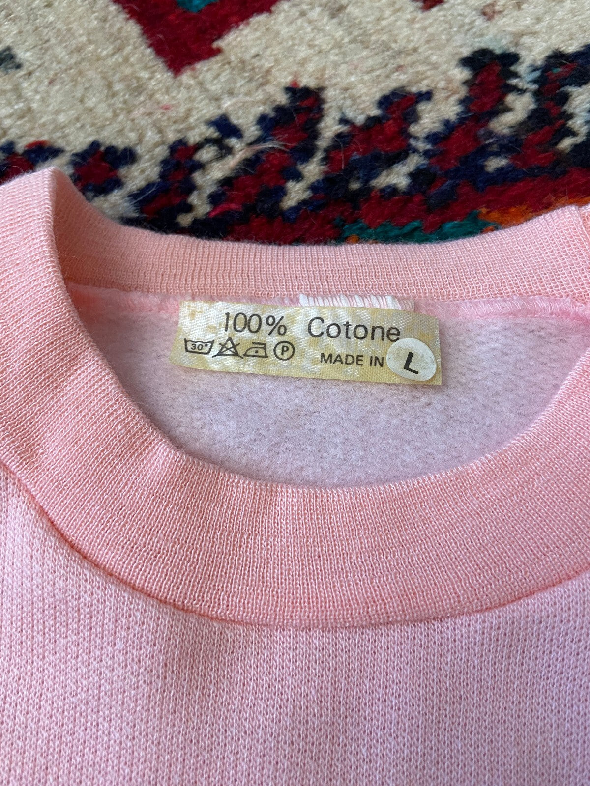 Vintage 1980s Pink Wrangler Sweatshirt