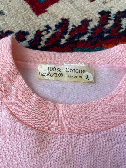 Vintage 1980s Pink Wrangler Sweatshirt