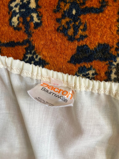 Vintage 1970s Pale Yellow Cropped Blouse