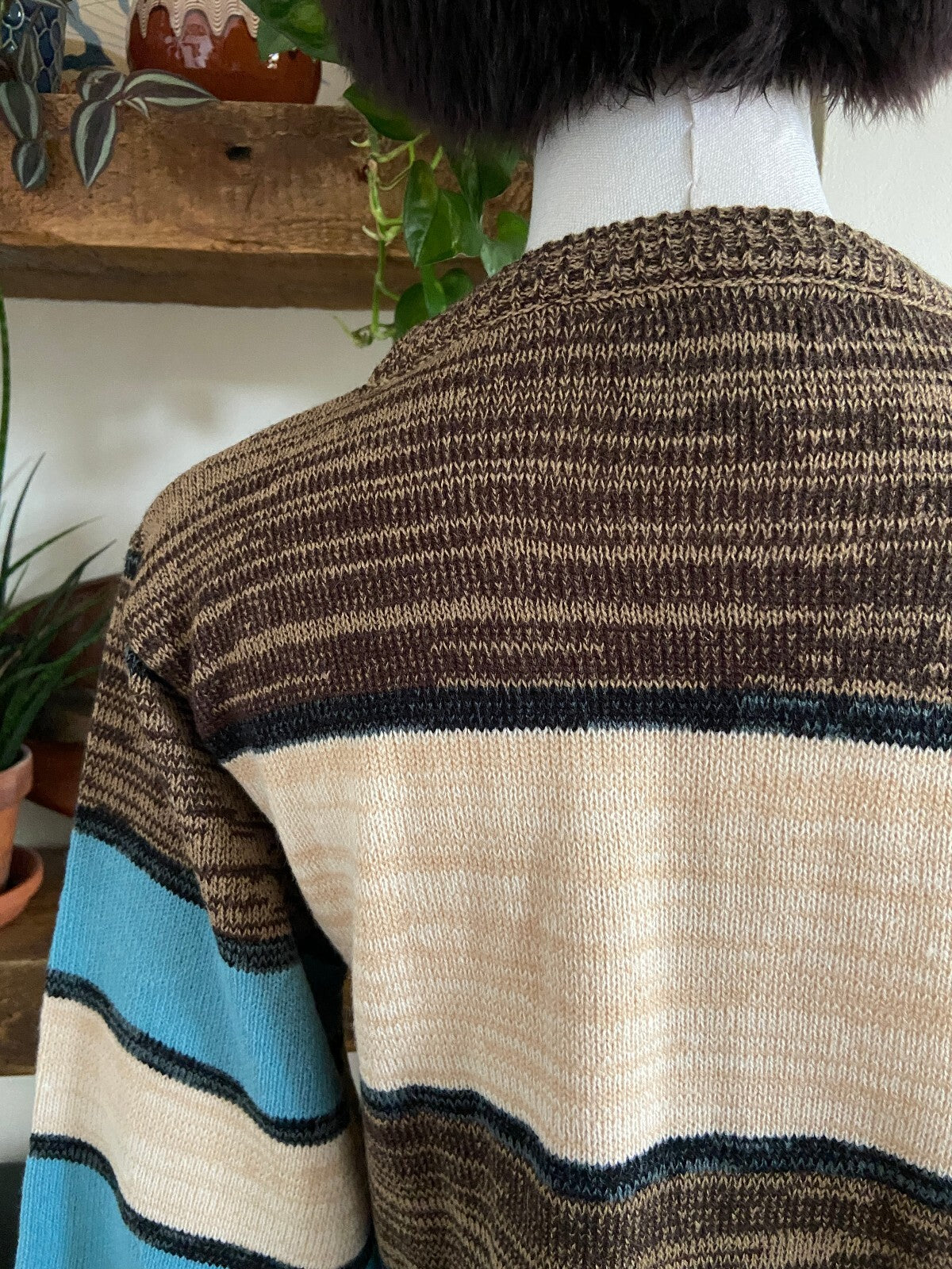 Vintage 1970s Southwestern Space Dye Jumper