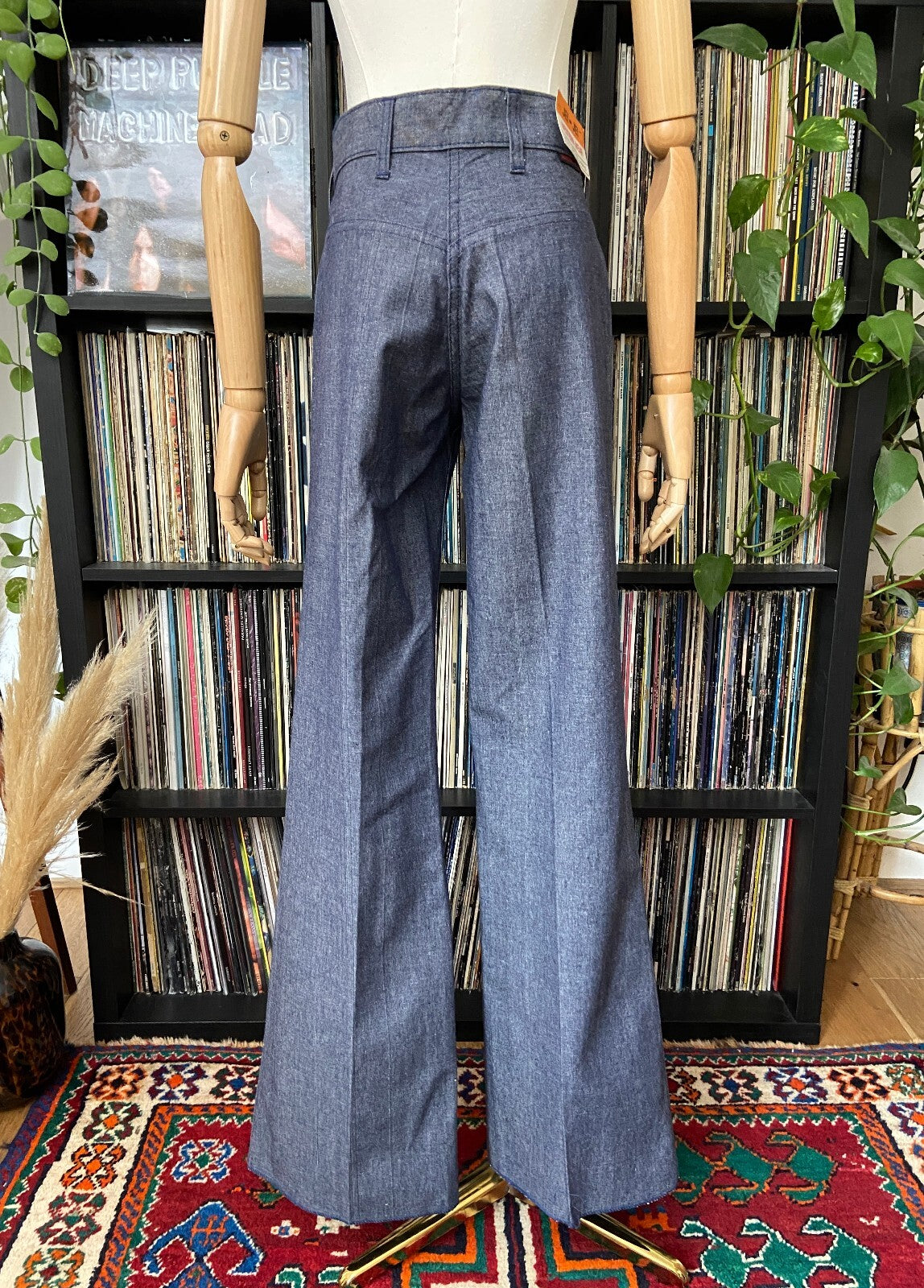 Vintage 1970s Jei Jei Deadstock Bell Bottom Jeans W30
