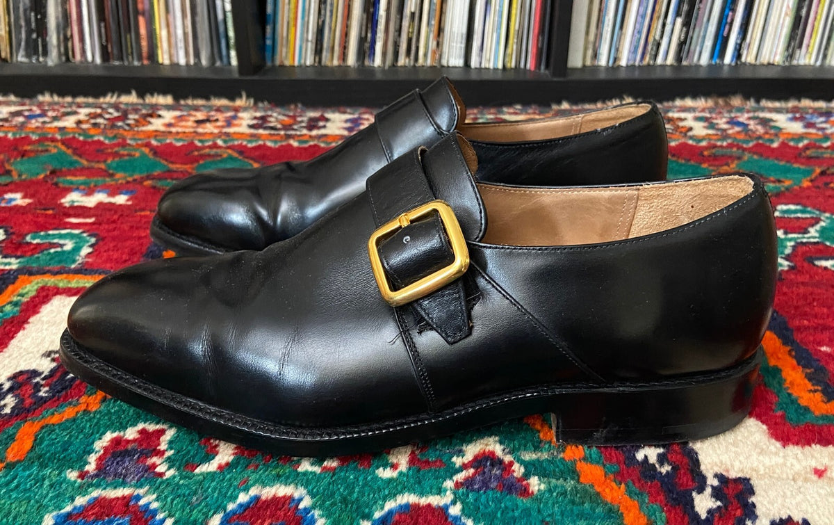 Vintage Millennium 2000 Church's Monk Strap Shoes UK 8.5 - 9