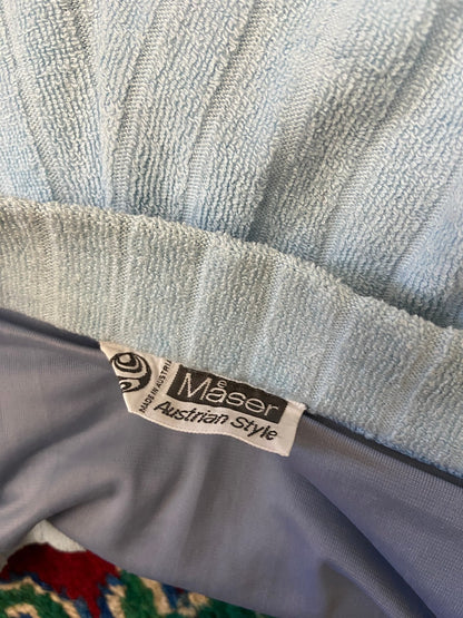 Vintage 1970s Pale Blue Terry Shorts