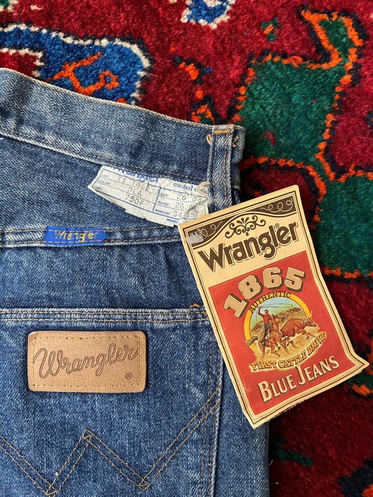 Vintage 1980s Deadstock Wrangler Jeans W24