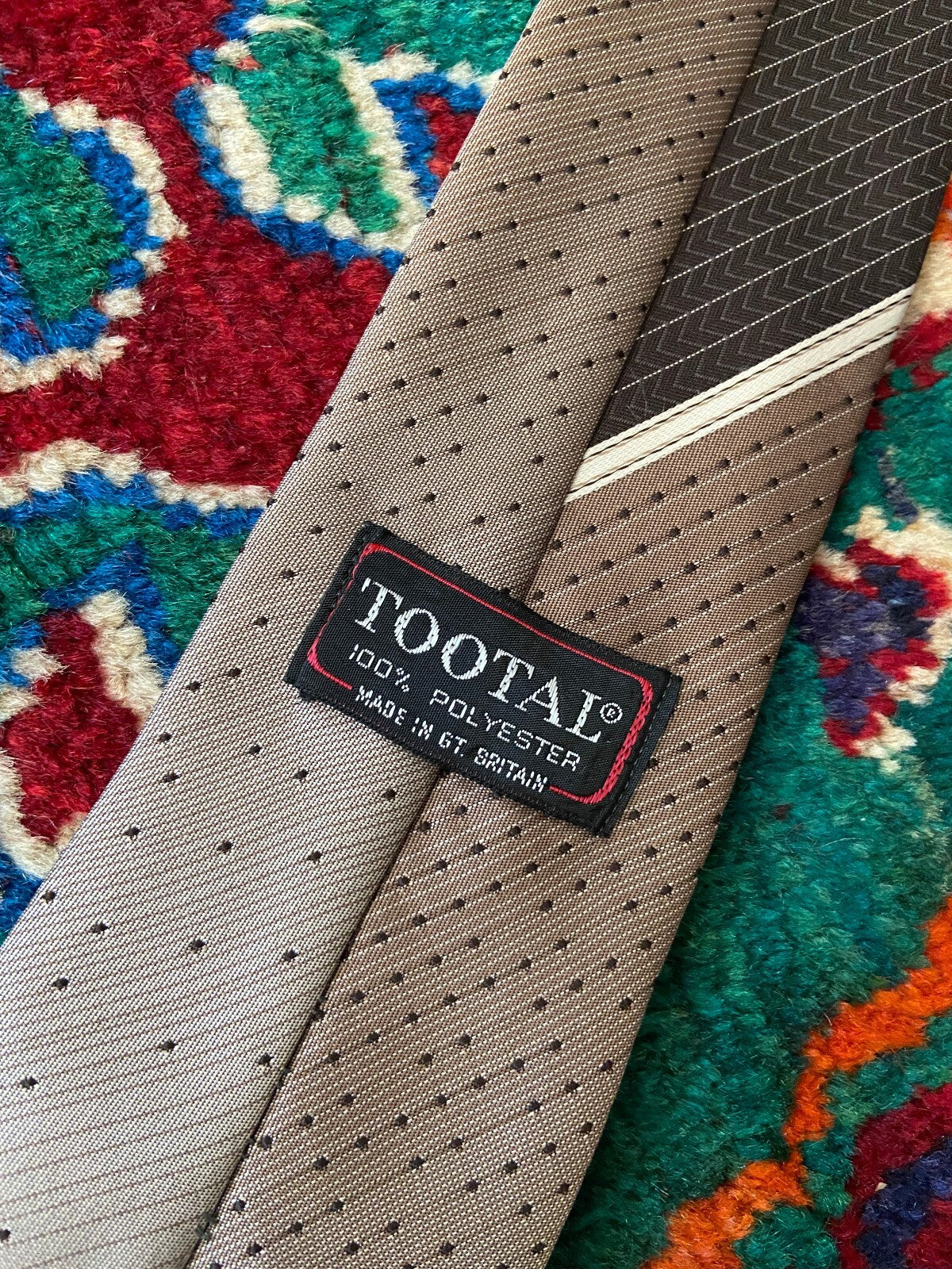 Vintage 1970s Tootal Woven Tie