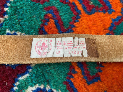Vintage Italian Guides And Scouts Leather Belt