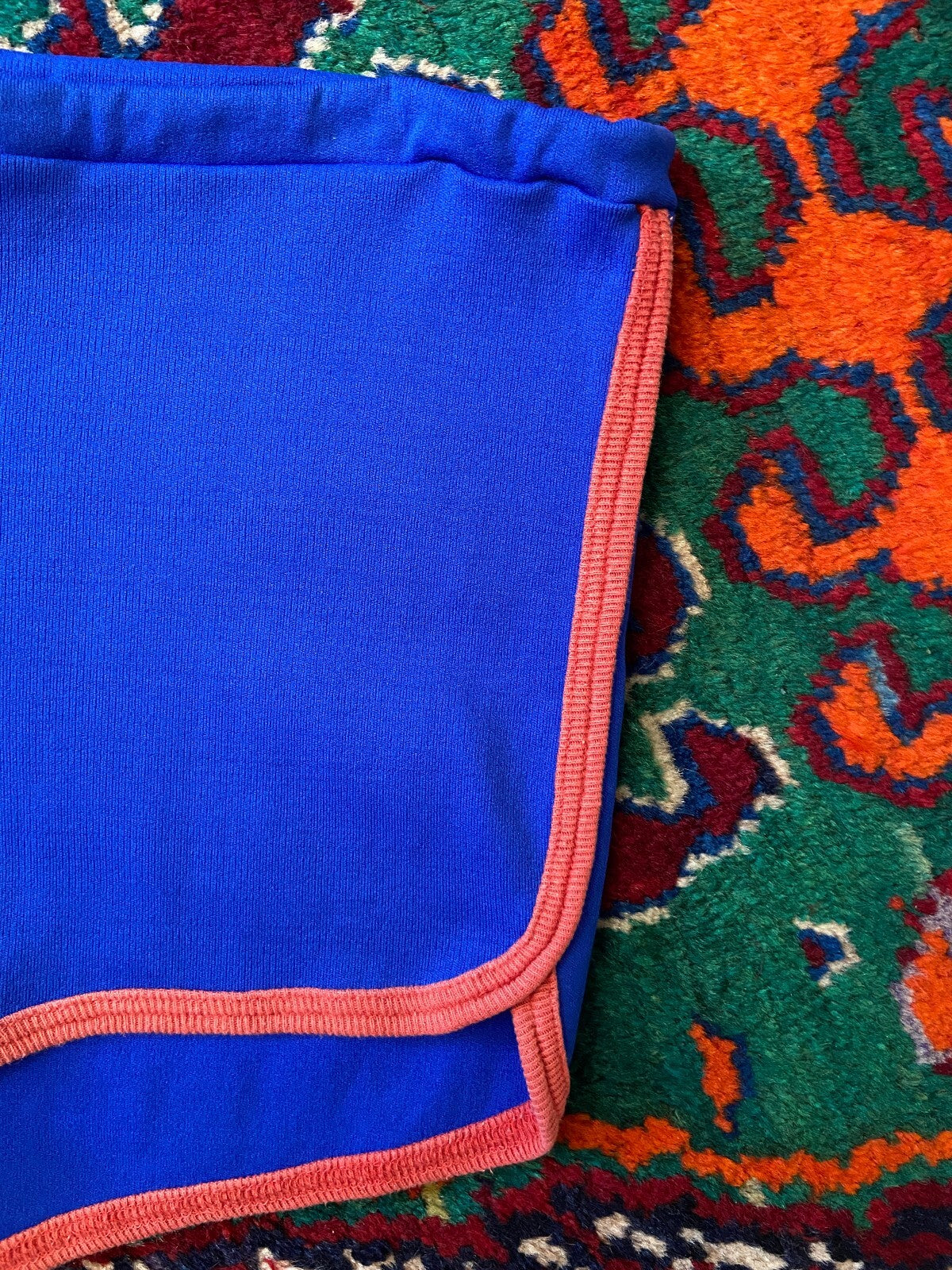 Vintage 1970s Blue Track Shorts W31
