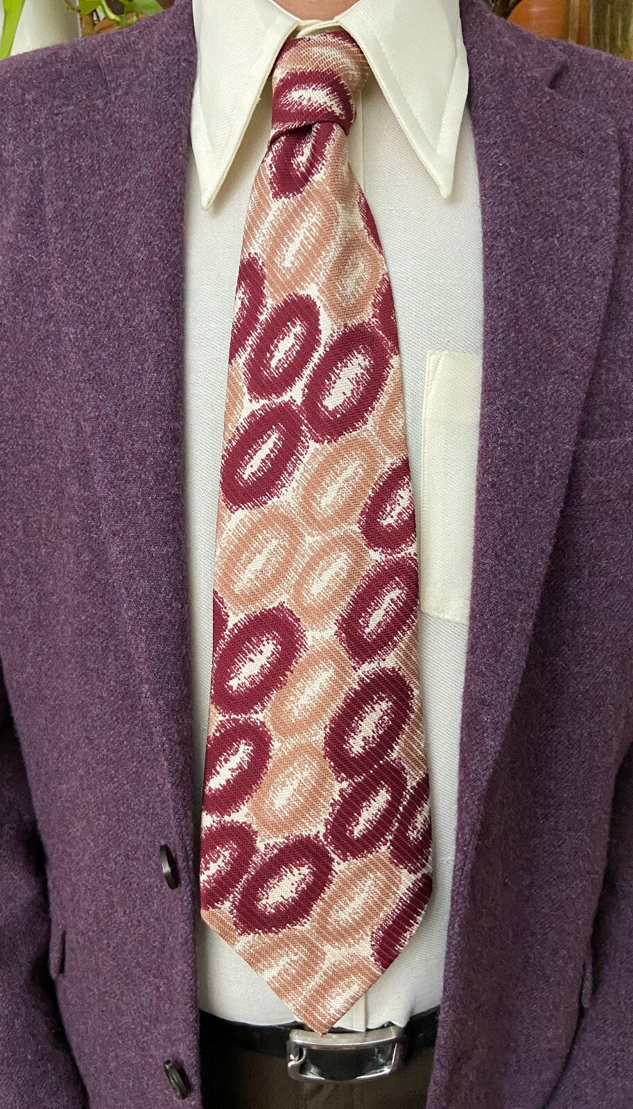 Vintage 1980s Extra Wide Kipper Tie