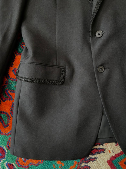 Vintage 1970s Evening Jacket With Braided Trim