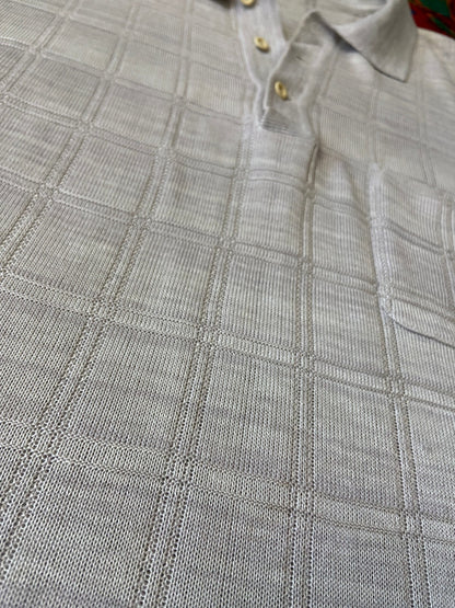 Vintage 1970s Japanese Knit Polo Top