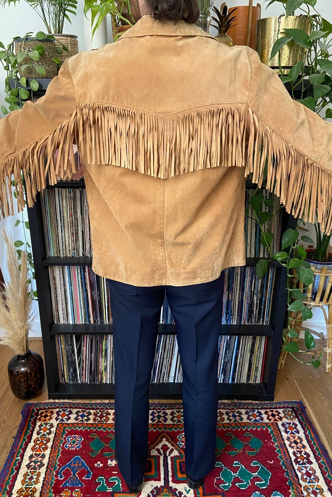 Vintage 1970s Fringed Suede Jacket