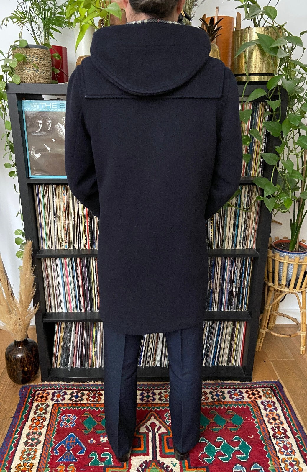 Vintage 90s Navy Burberry Duffle Coat