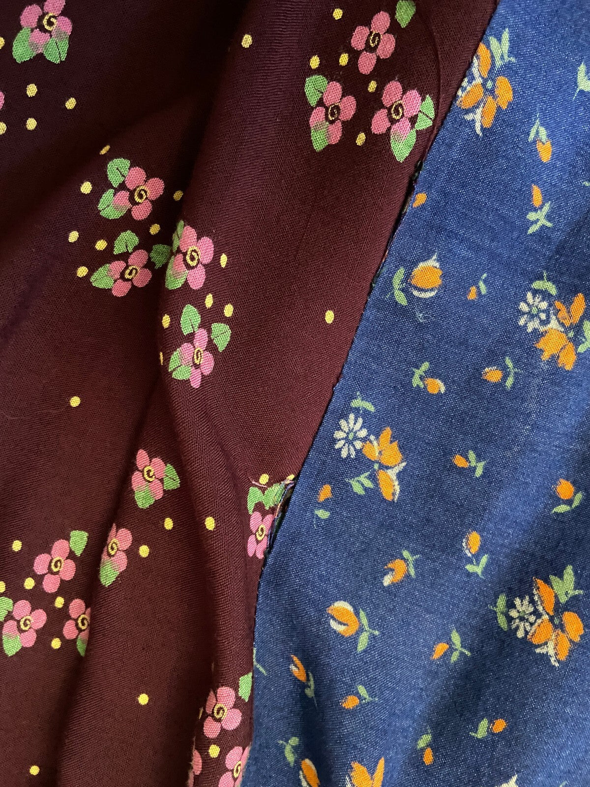 Vintage 1970s Sleeveless Afghan Dress