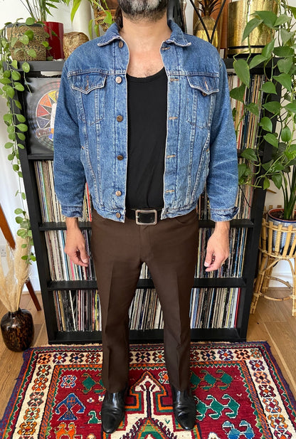 Vintage 90s Mr Wrangler Padded Denim Jacket