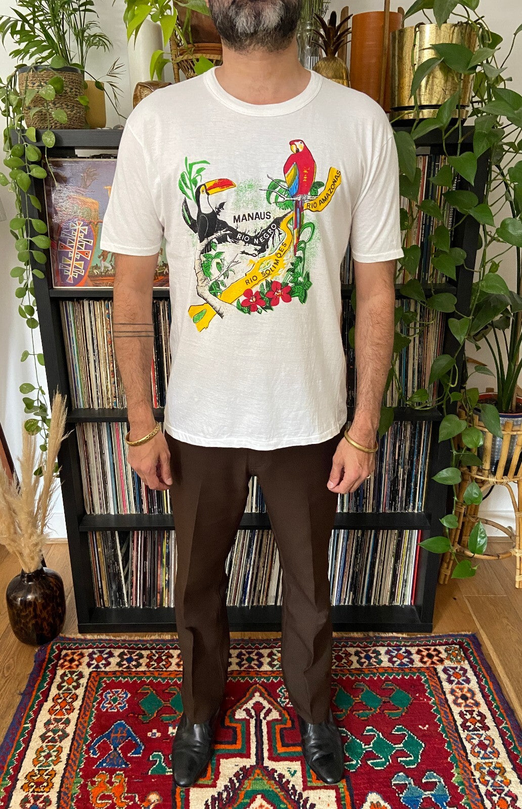 Vintage 1980s Tropical Manaus T-Shirt