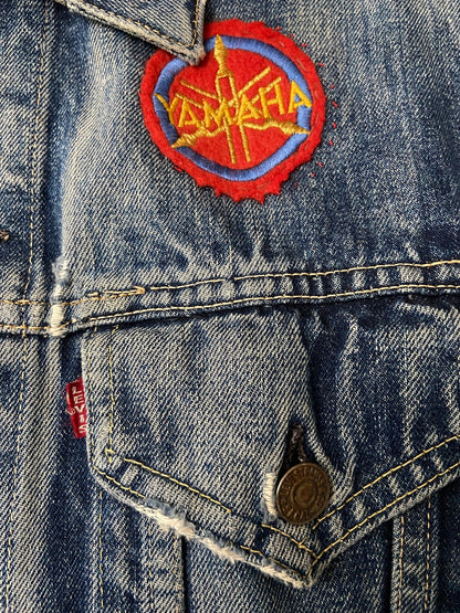 Rare Vintage 1960s Levi's Big E 557 D Button Denim Jacket