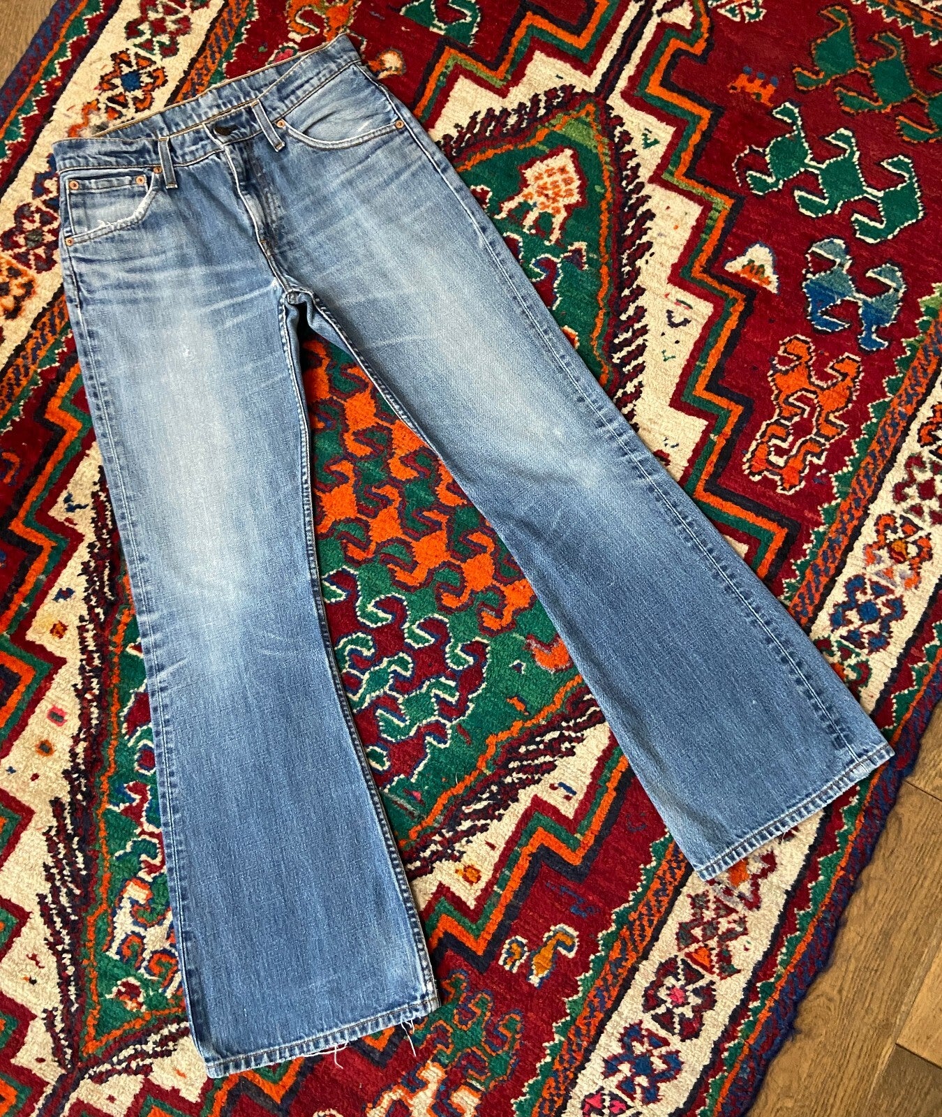 Vintage Y2K Blue Levi's Flared Jeans W32