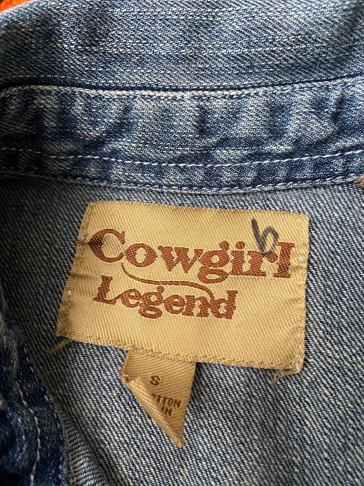Vintage Y2K Cowgirl Legend Denim Western Shirt