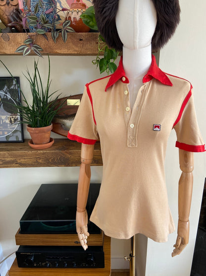 Vintage 1970s Rare Marlboro Andrea De Adamich Polo Top