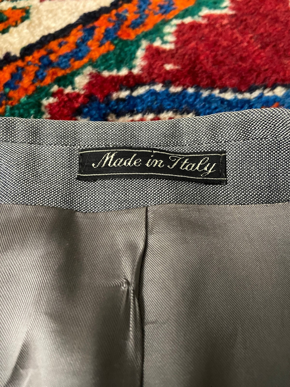 Vintage 1980s Italian Peak Collar Blazer Jacket
