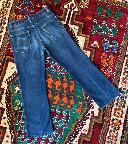 Vintage 90s Levis 517 Bootcut Jeans W30
