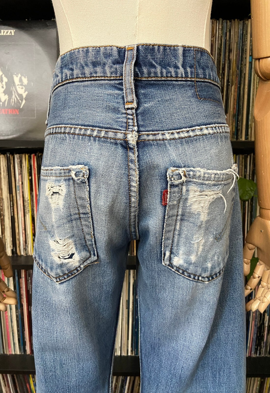 Vintage Y2K Blue Levi's Flared Jeans W32
