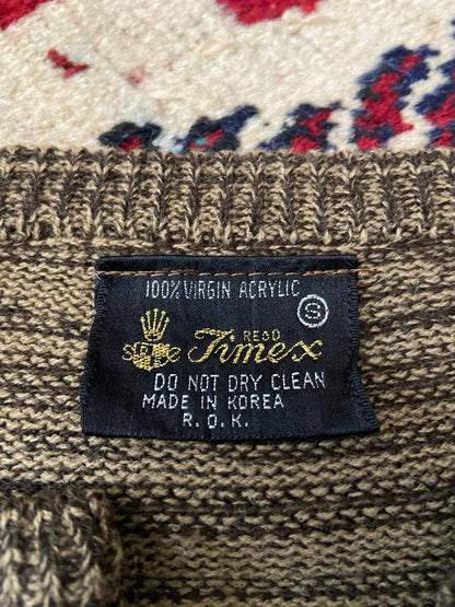 Vintage 1970s Southwestern Space Dye Jumper