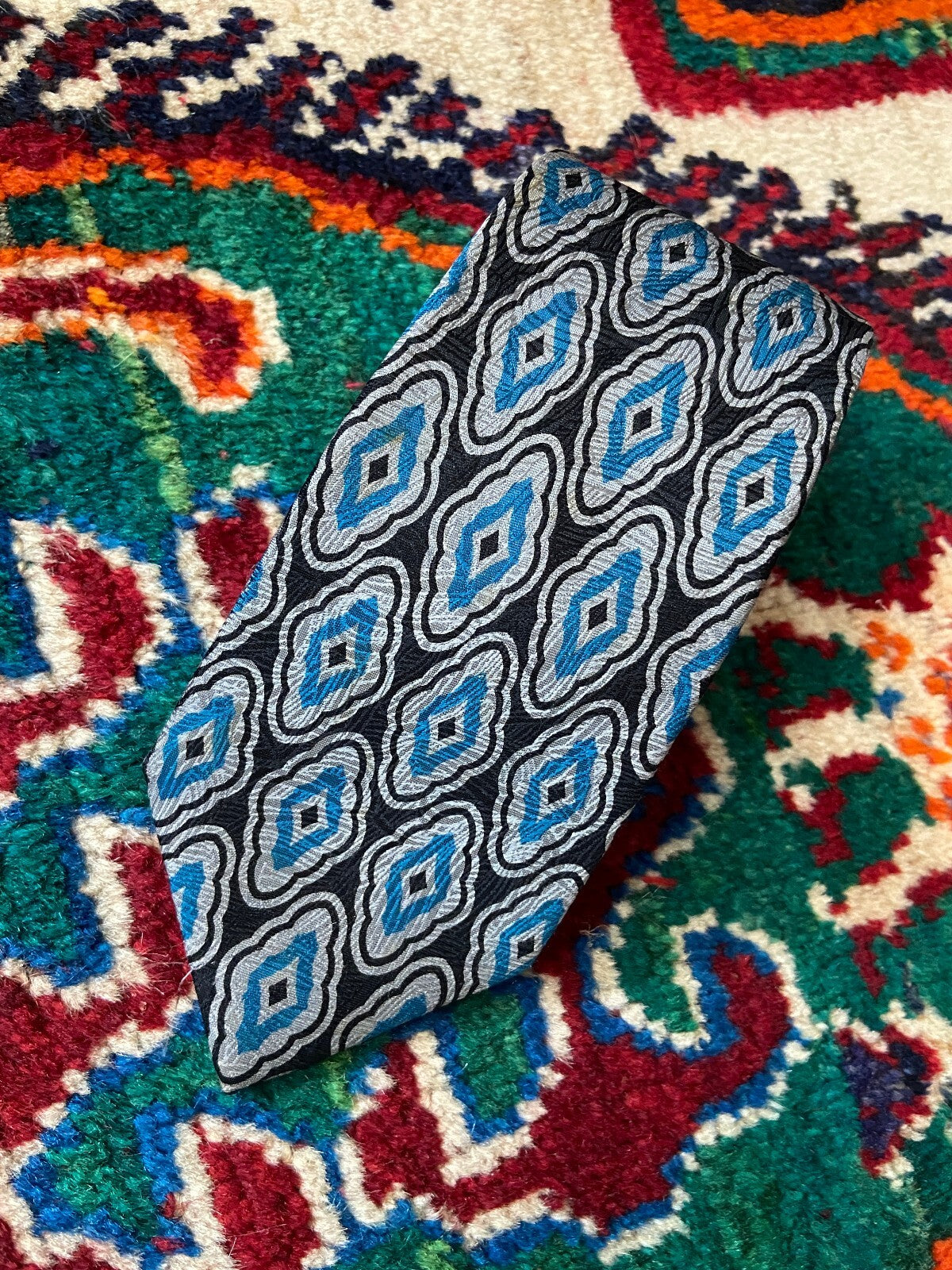 Vintage 1970s Christian Dior Silk Tie