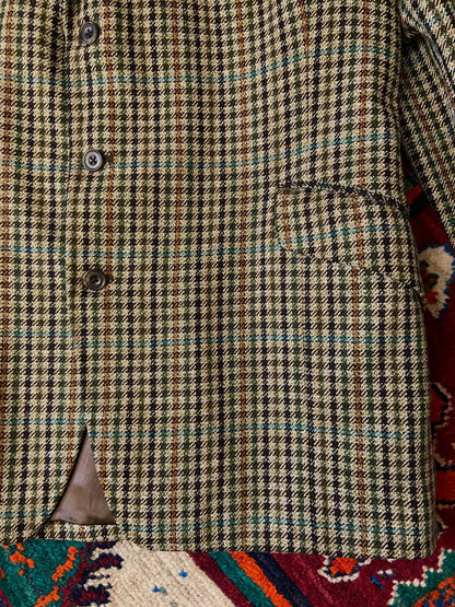 Vintage 1970s Gun Club Tweed Hunting Blazer Jacket