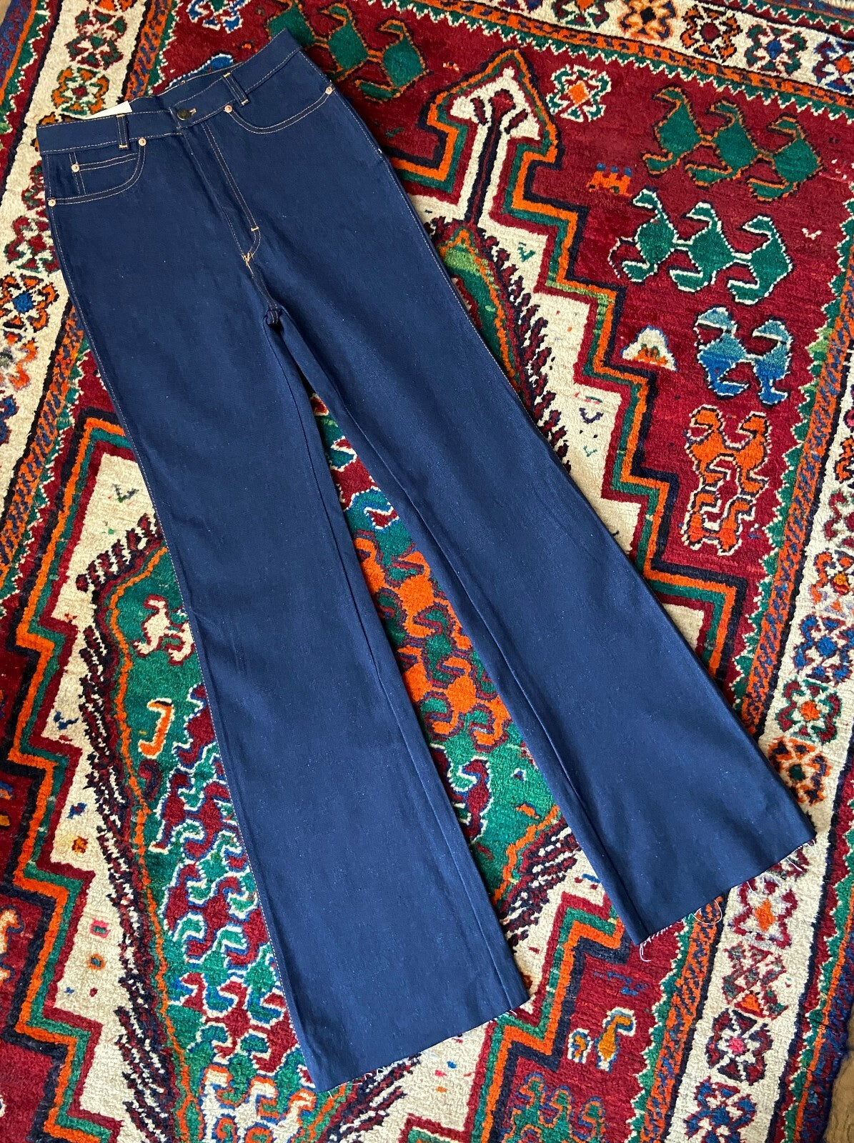 Vintage 1970s St George's Deadstock Bell Bottom Jeans W29
