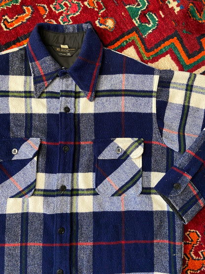 Vintage 1970s Deadstock JCPenney Plaid Shacket