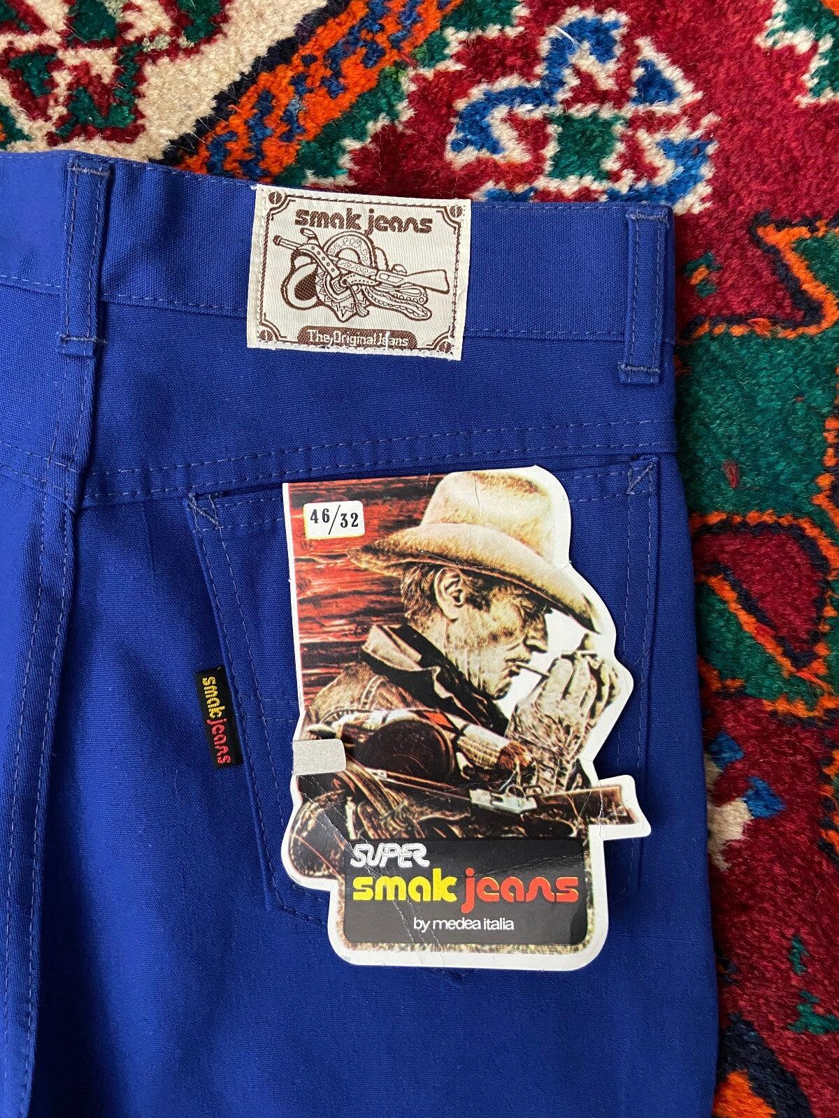 Vintage 1980s Blue Deadstock Smak Jeans W29