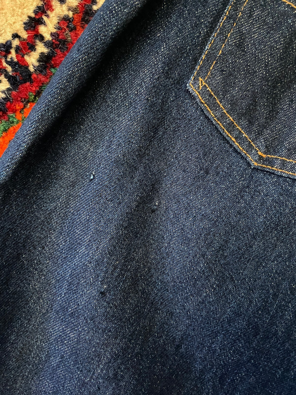 Vintage 1980s Levis Orange Tab Denim Skirt
