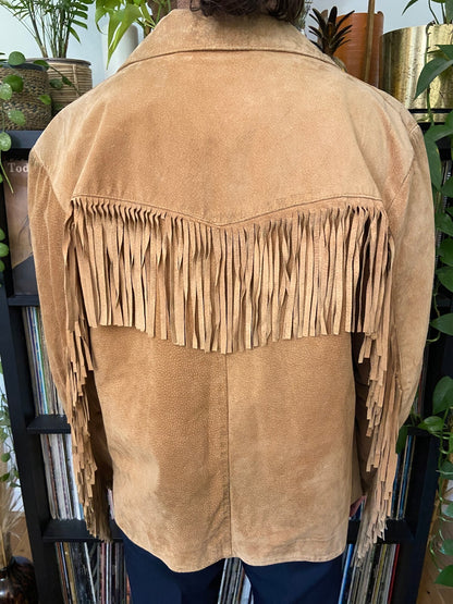 Vintage 1970s Fringed Suede Jacket