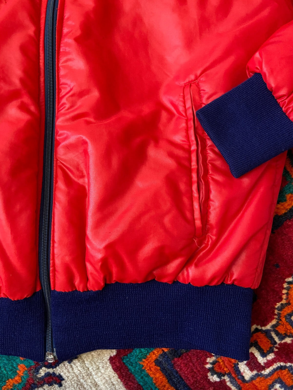 Vintage 1980s Benning Olio Fiat Puffer Jacket