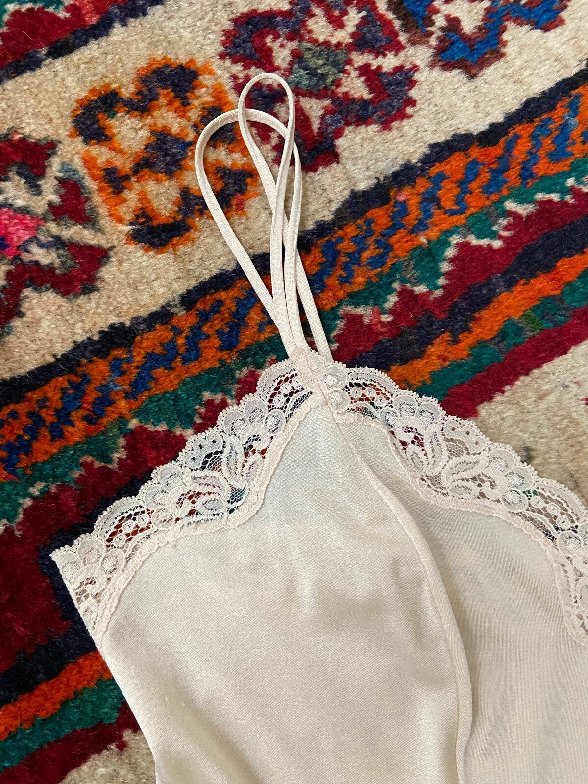 Vintage 1980s Beige St Michael Slip