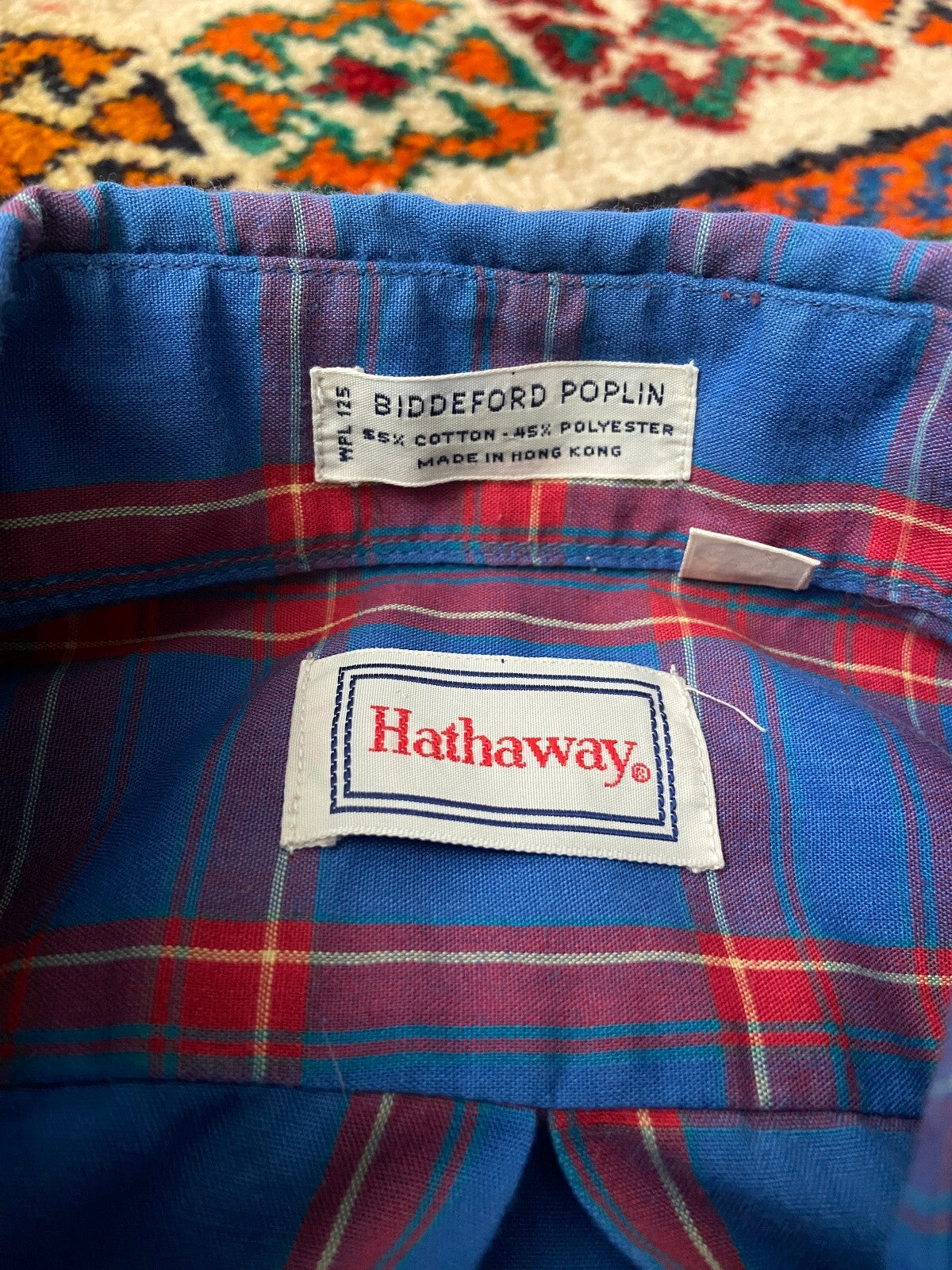 Vintage 90s Hathaway Checked Shirt