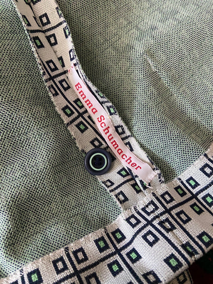 Vintage 1970s Geometric Woven Lightweight Jacket