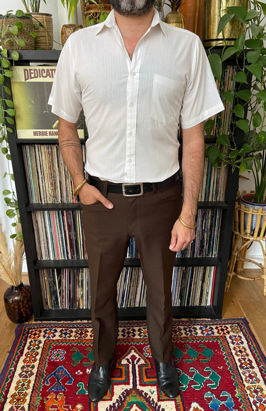 Vintage 1980s White Canda Shirt