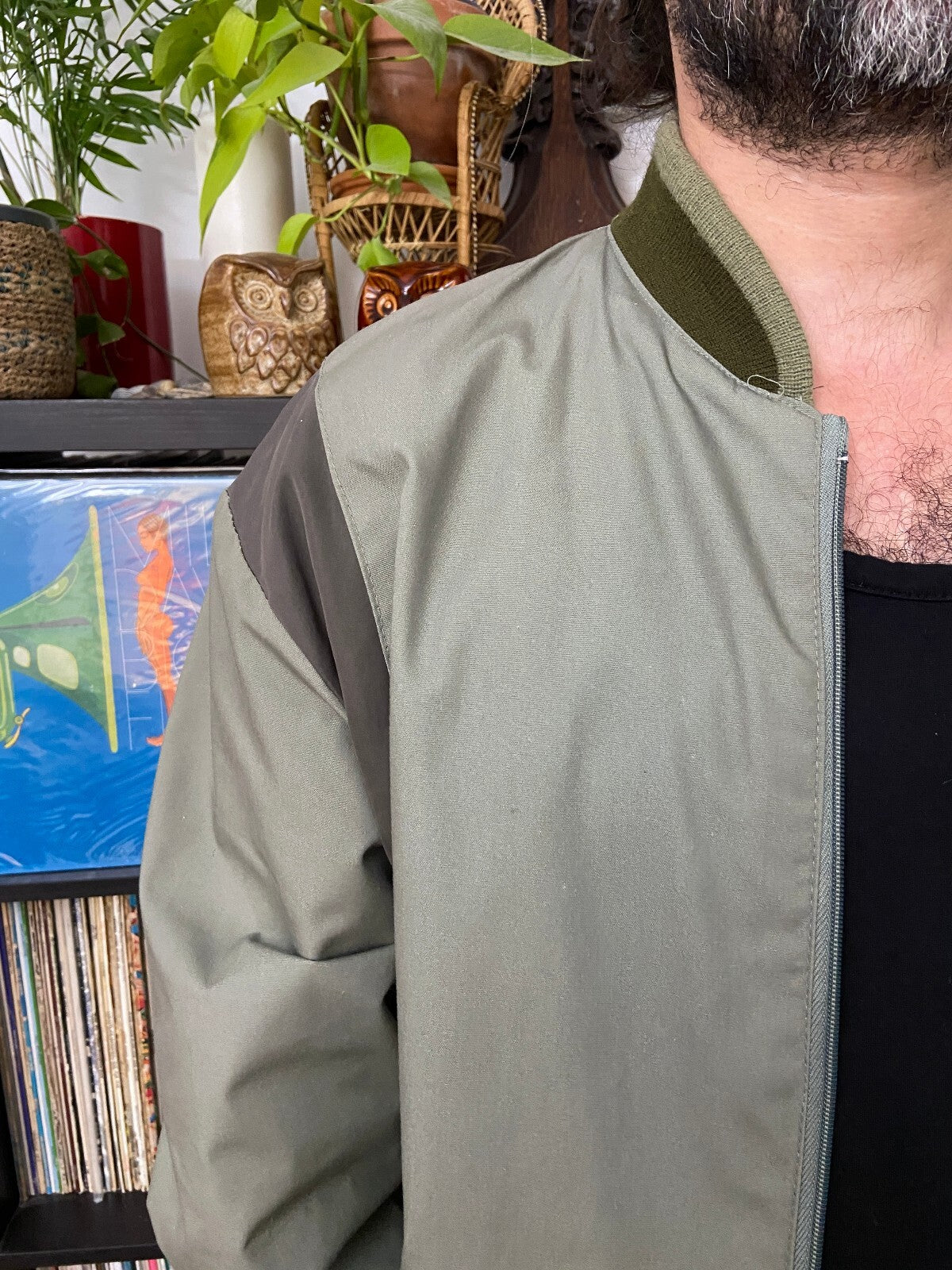 Vintage 1970s Sage Green Sports Jacket