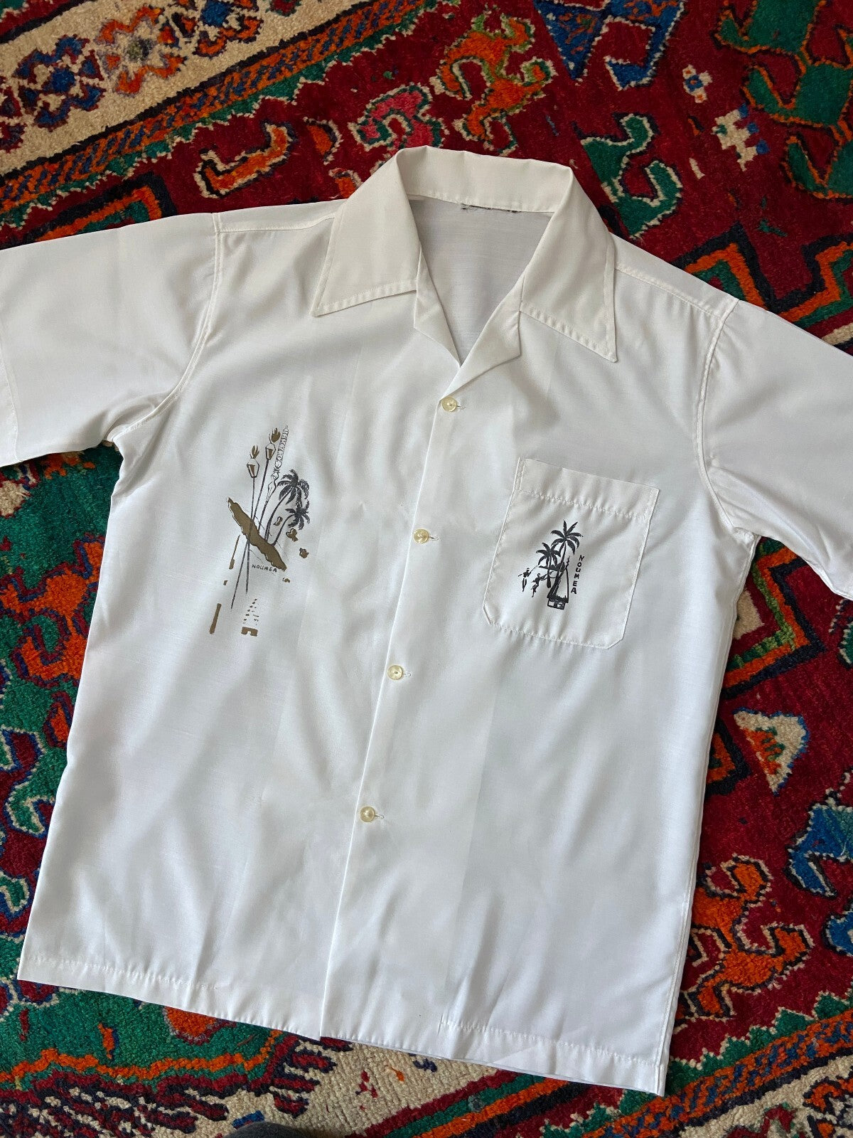 Vintage 1960s New Caledonia Tropical Shirt