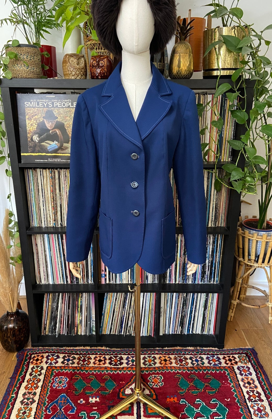 Vintage 1970s Navy St Michael Blazer Jacket