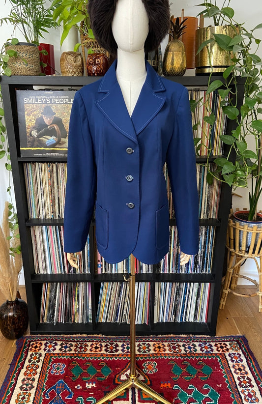 Vintage 1970s Navy St Michael Blazer Jacket