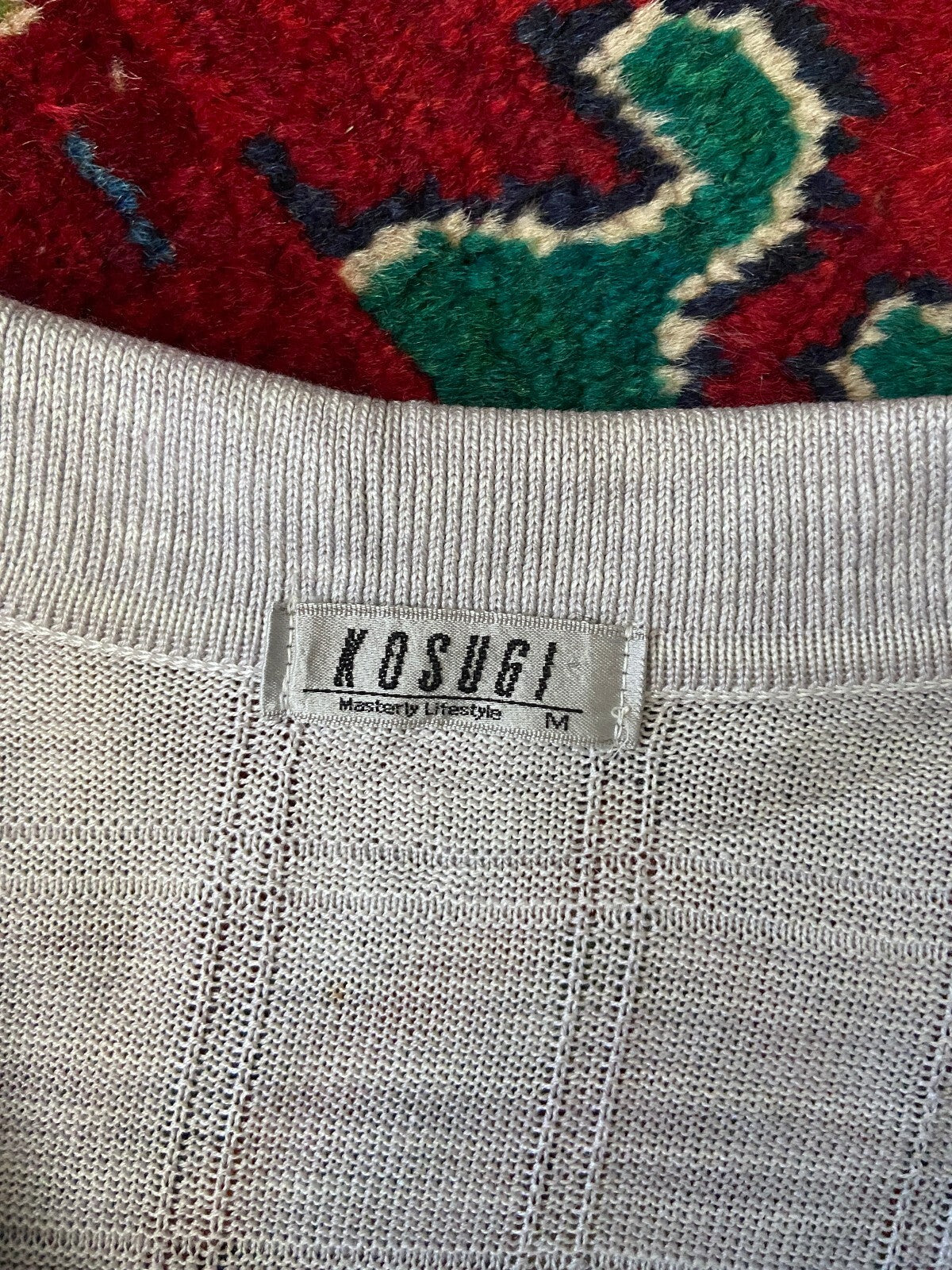 Vintage 1970s Japanese Knit Polo Top