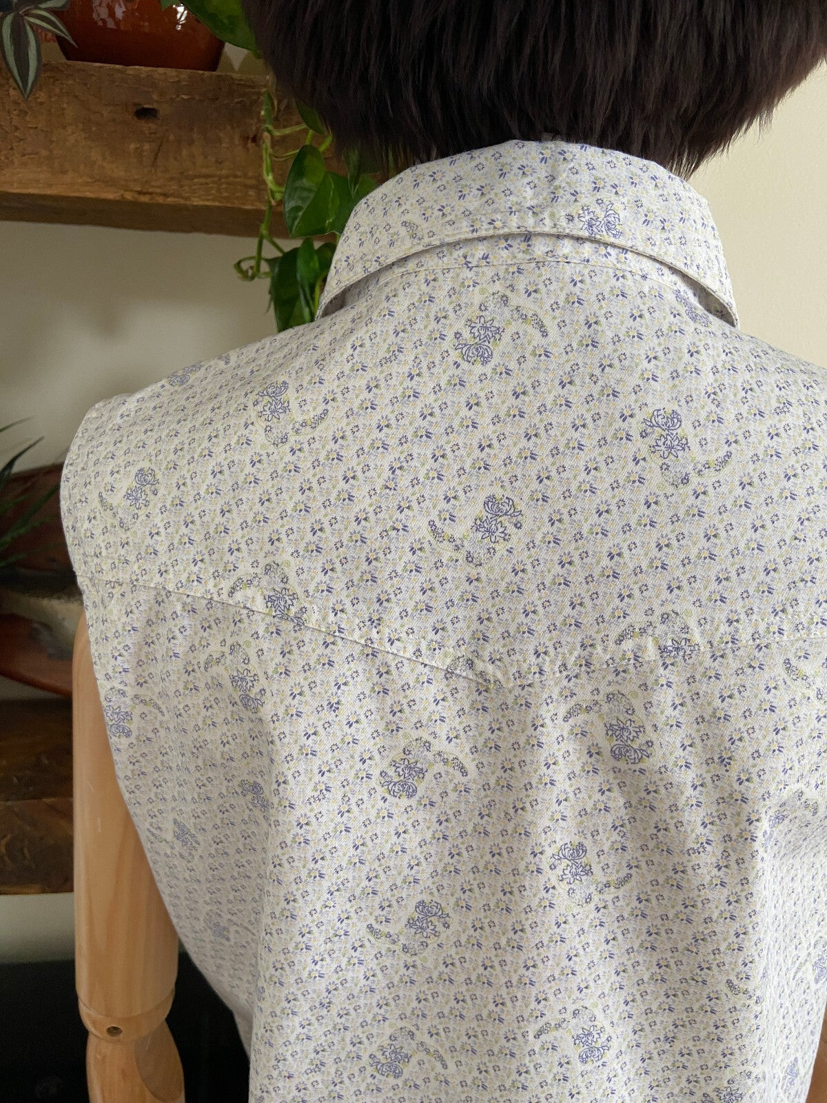 Vintage Y2K Wrangler Sleeveless Western Shirt